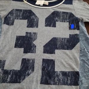 Medium Jersey Type Blue Shirt